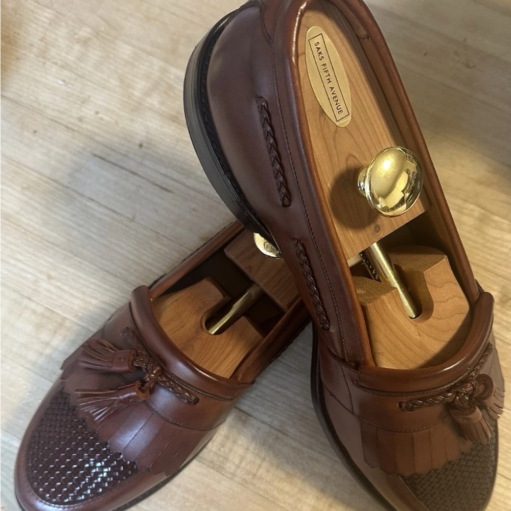 Allen Edmonds Dark Brown (chili) Leather Cody Tassel Loafers 11.5 EEE